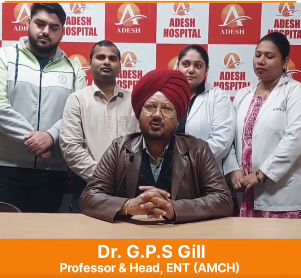 Informative message by Dr.G.P.S.Gill, Professor(ENT).