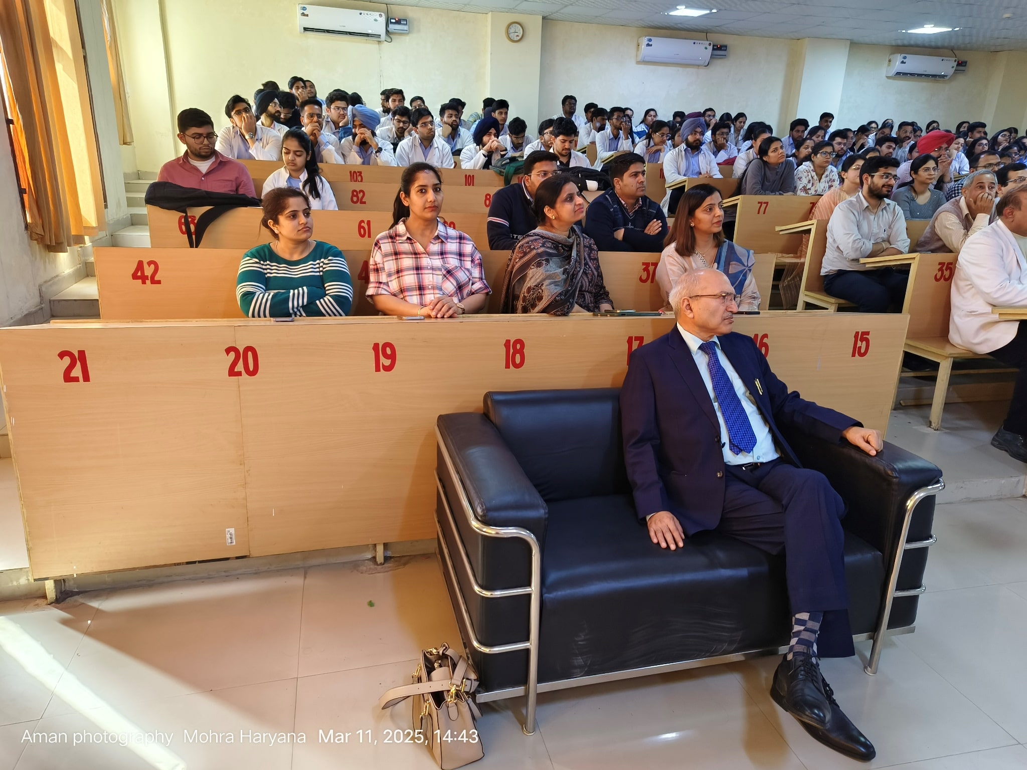 Guest Lecture on “Anaemia-an ancient entity still bothersome” on 11th March,  2025