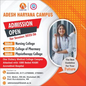 ADESH HARYANA CAMPUS – ADMISSIONS OPEN 2025-26