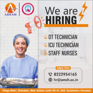 Join the NABH-Accredited ADESH Hospital Team!