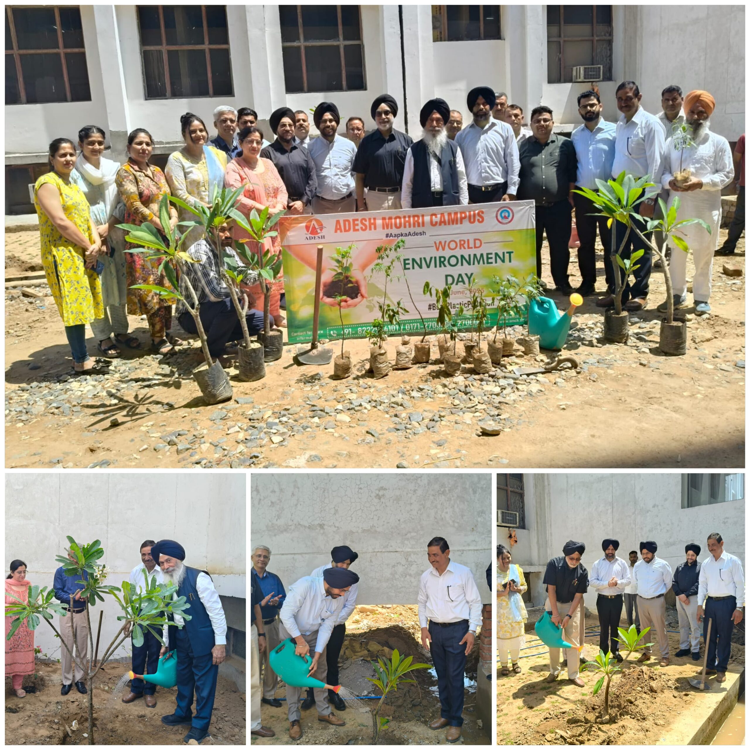 🌿 World Environment Day Celebration at Adesh Mohri Campus, Shahabad kurukshetra 🌍