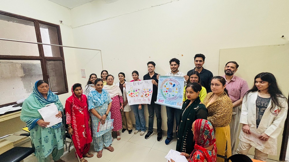 National Nutrition Week (1st – 7th September 2025) was celebrated at Adesh Medical College and Hospital by the Department of Community Medicine.