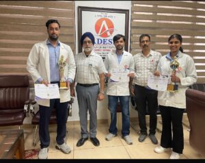 Mr.Sarthak (Batch 2023),Ms.Shruti (Batch 2023) won Silver Medals