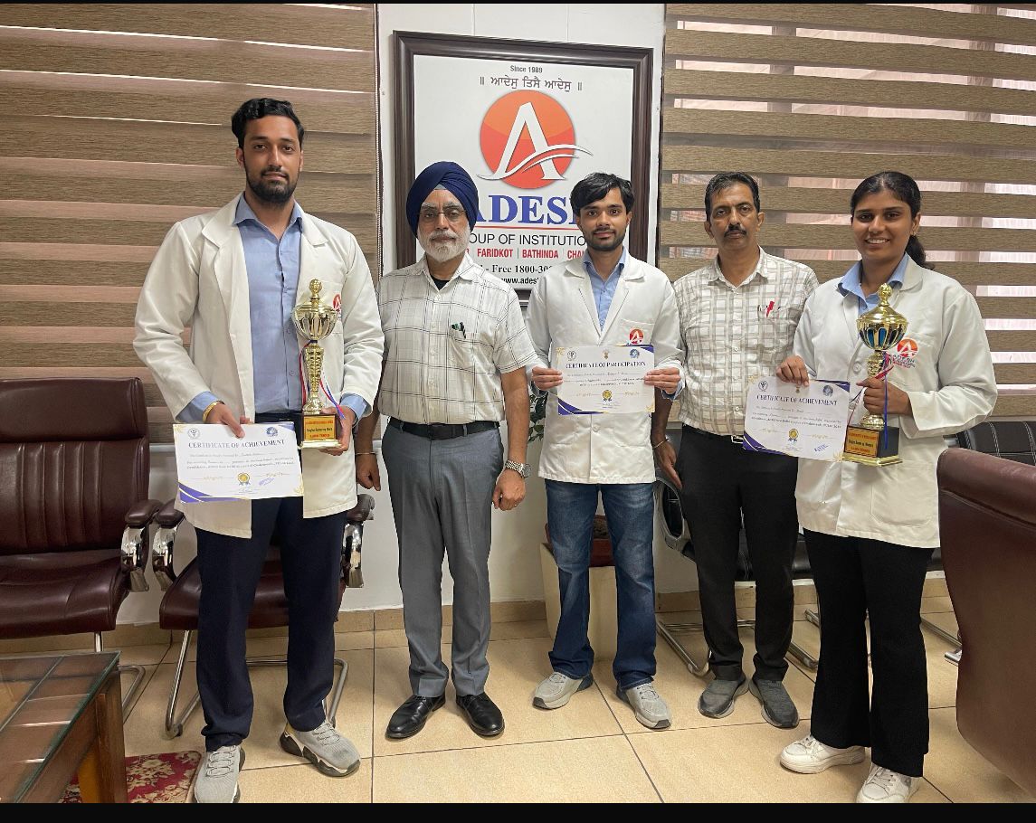 Mr.Sarthak (Batch 2023),Ms.Shruti (Batch 2023) won Silver Medals