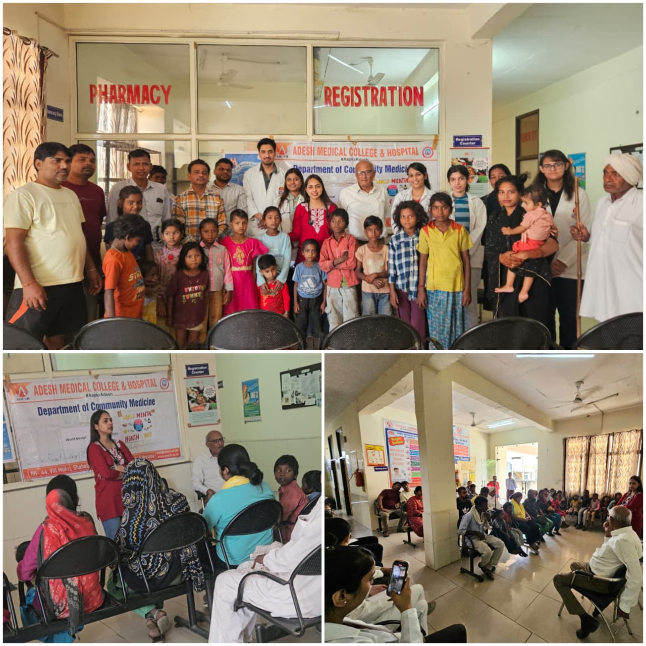 World Mental Health Day Celebration at Adesh Medical College & Hospital, Mohri