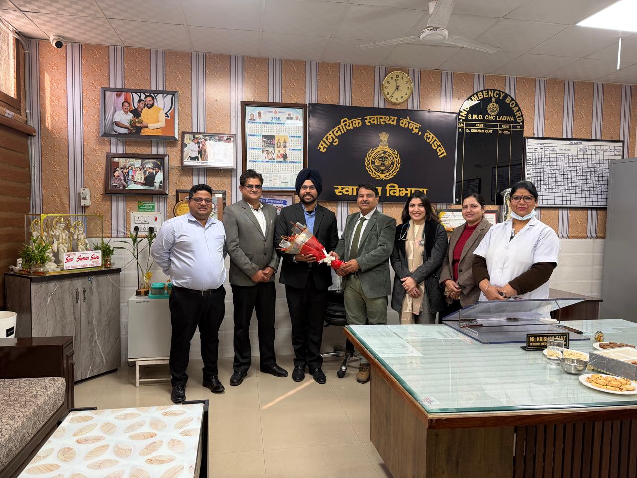 Inauguration of Advanced Gynaecology and Orthopaedics OPD at CHC Ladwa