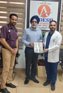 “Dr. Vivek Saini Wins First Prize at RESPICON 2025”