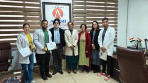 “AMCH Dermatology Team Secures 2nd Runner-Up at Haryana CUTICON 2025”