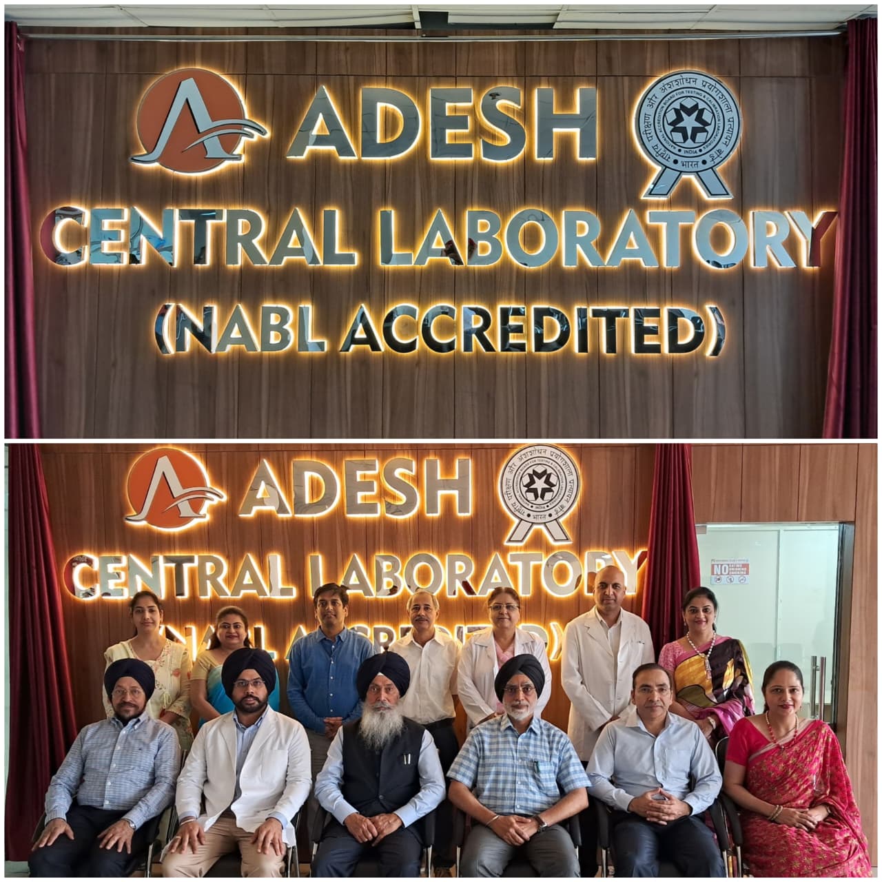 A Proud Milestone Achieved – NABL Accreditation for Central Laboratory at Adesh Hospital!